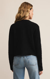 Z Supply Medina Cardigan Black