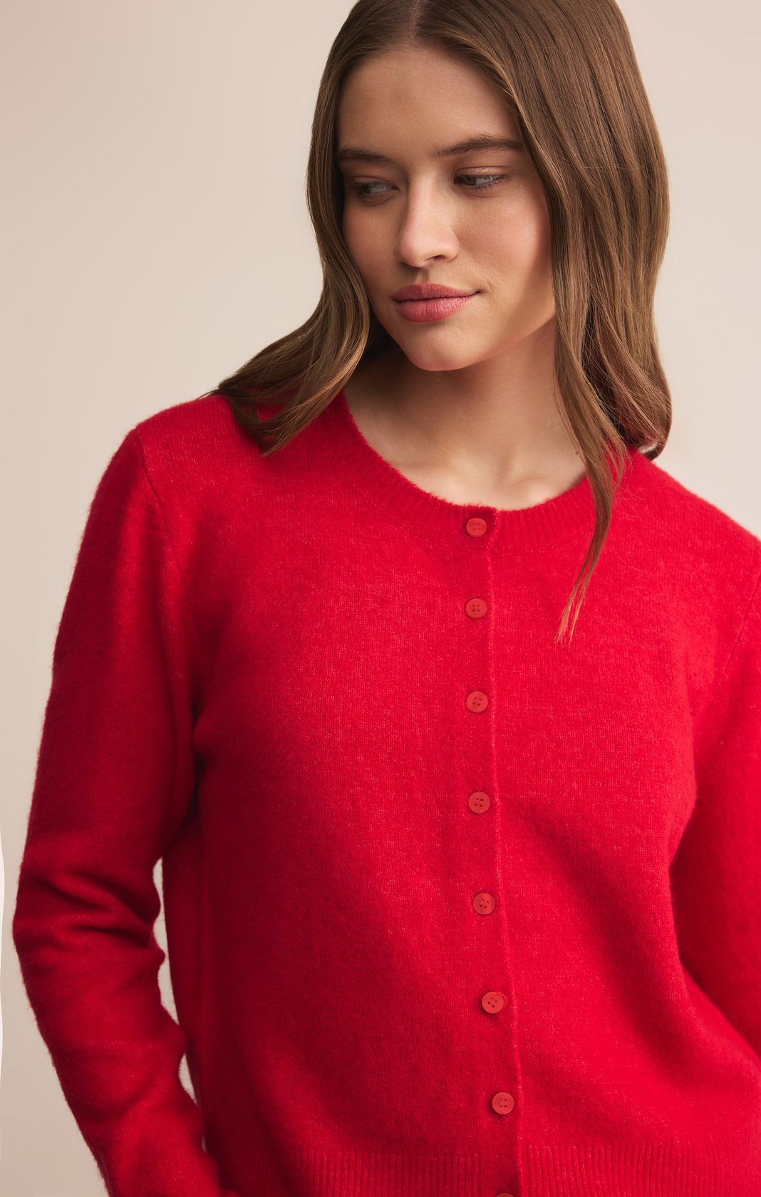 Z Supply Medina Cardigan Festive Red