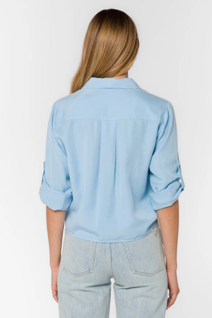 Solange Cool Blue Top