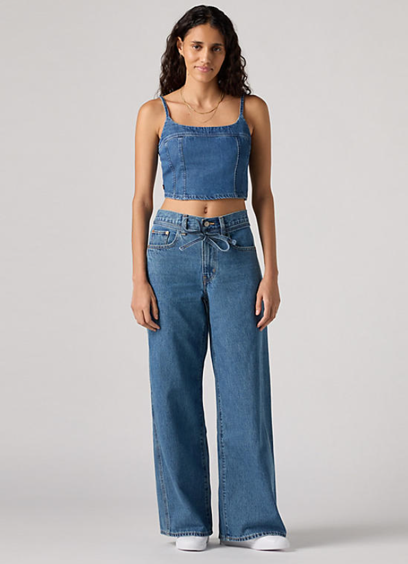 XL Straight Seamed Forbidden Fruit Wash Denim