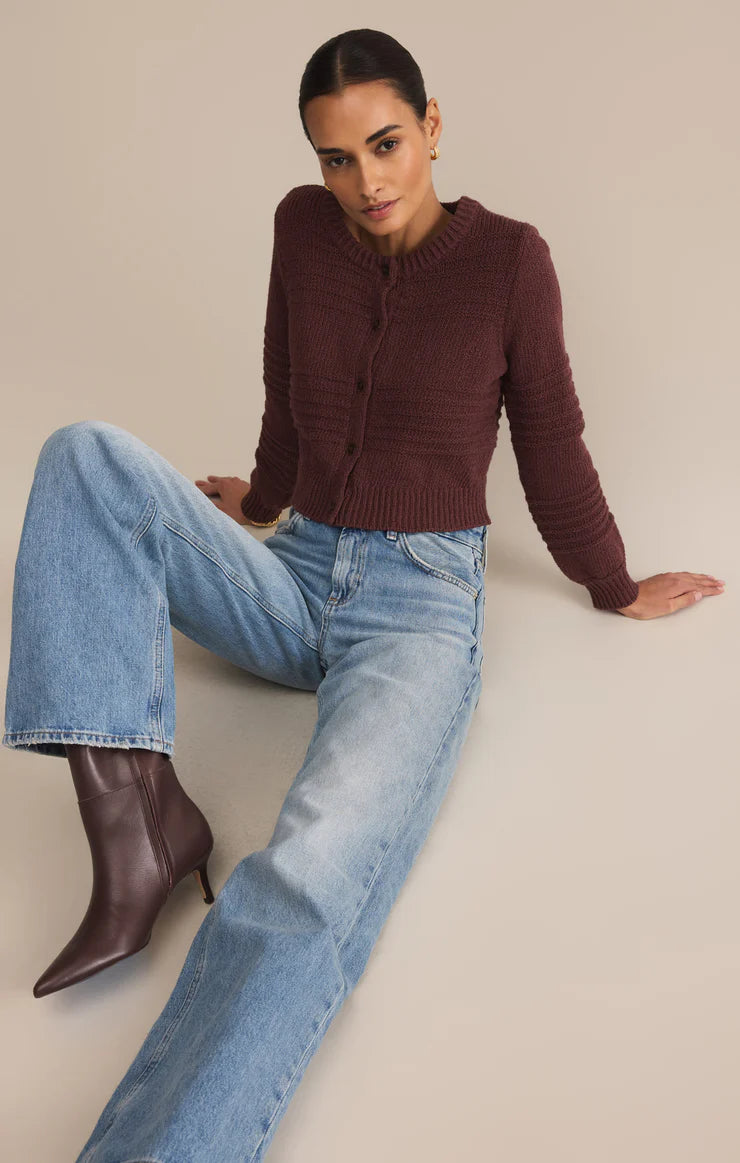 Between the Lines Cardigan Sandalwood
