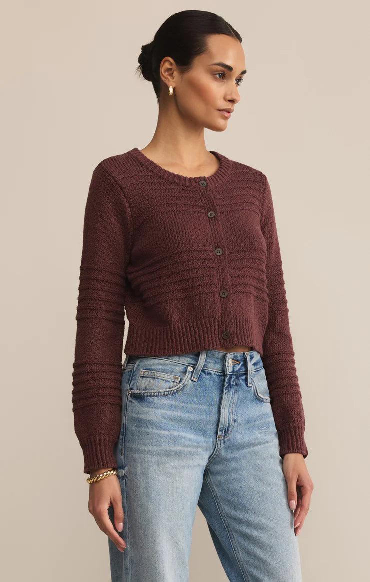 Between the Lines Cardigan Sandalwood