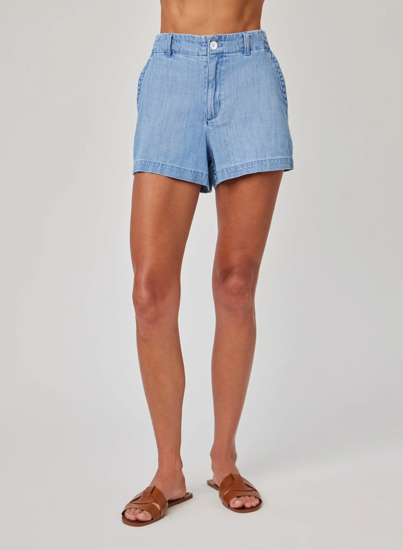 Elle Playa Trouser Short - Sea Breeze Wash