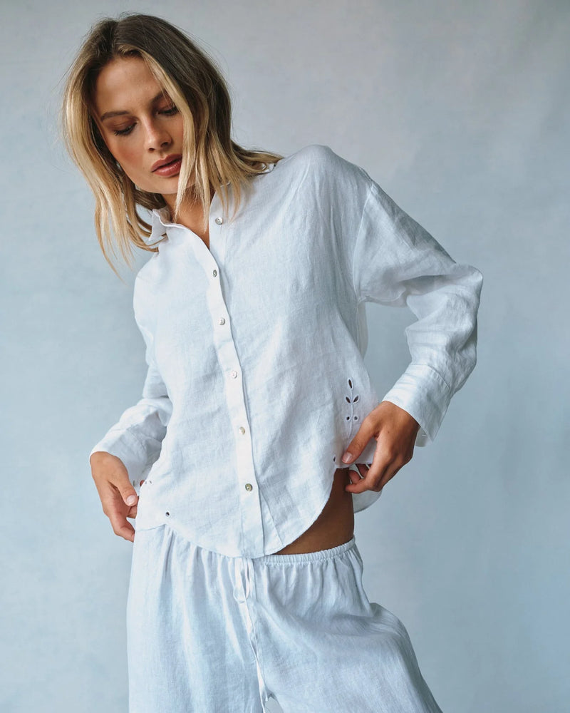 Eyelet Embroidered Shirt