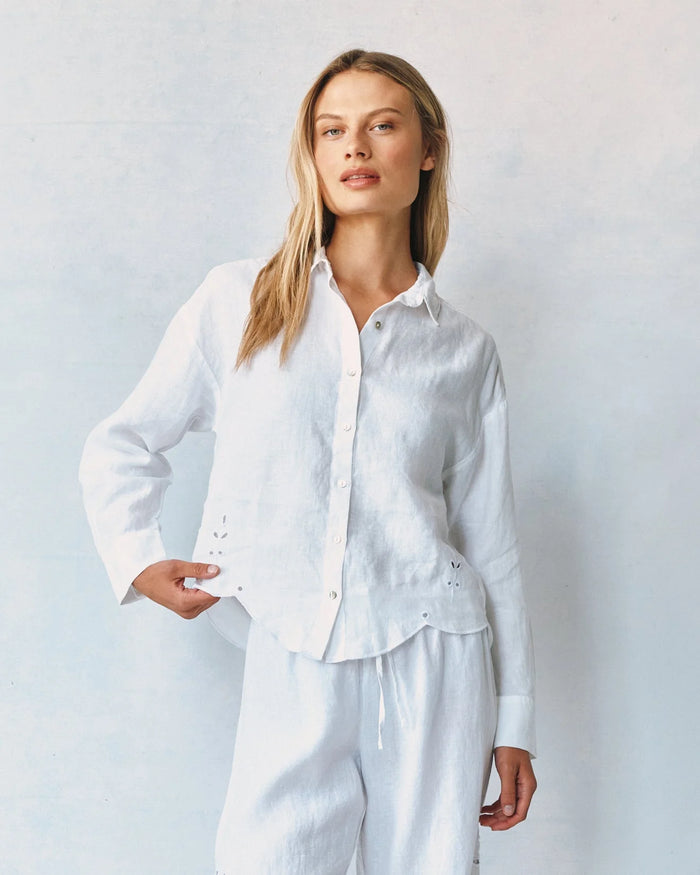 Eyelet Embroidered Shirt