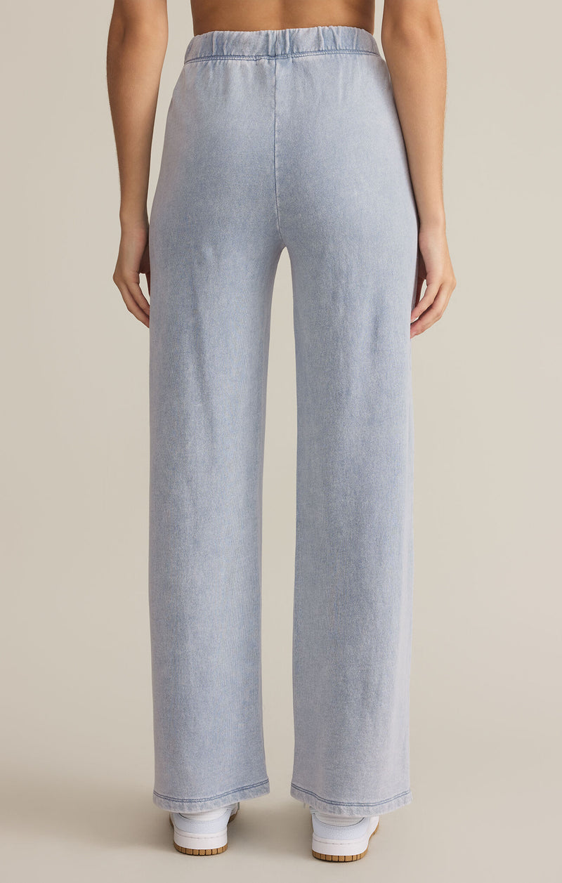 Hunter Knit Denim Pant Washed Indigo