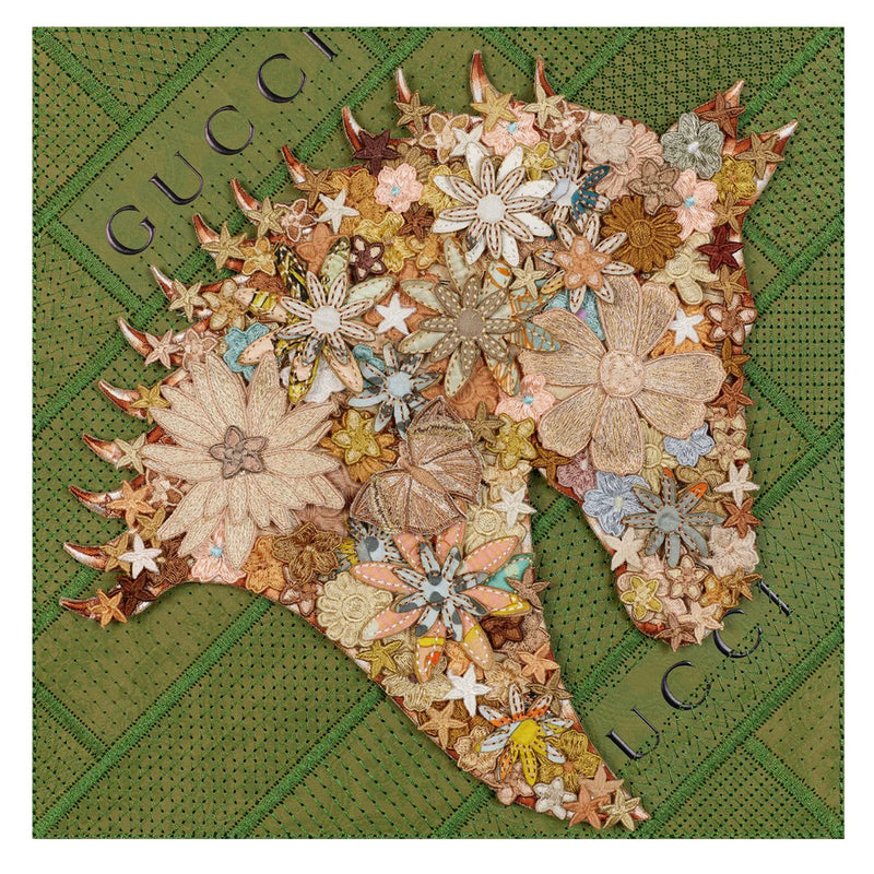 Stephen Wilson Studio Gucci Green Gypsy Cavalier 12"x12"