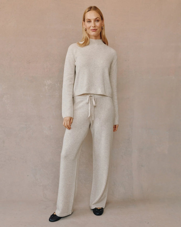 Bella Dahl Mock Neck Sweater Ivory