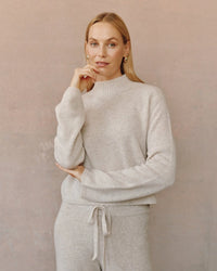 Bella Dahl Mock Neck Sweater Ivory