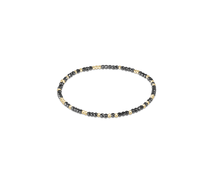 Enewton Hope Unwritten Silver Faceted Hematite 2mm Bead Bracelet