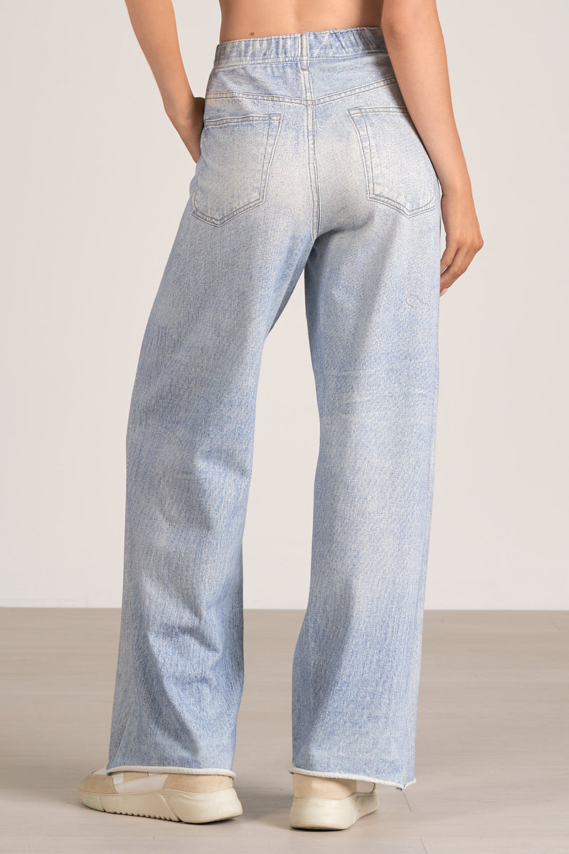 Denim Stretch Pants