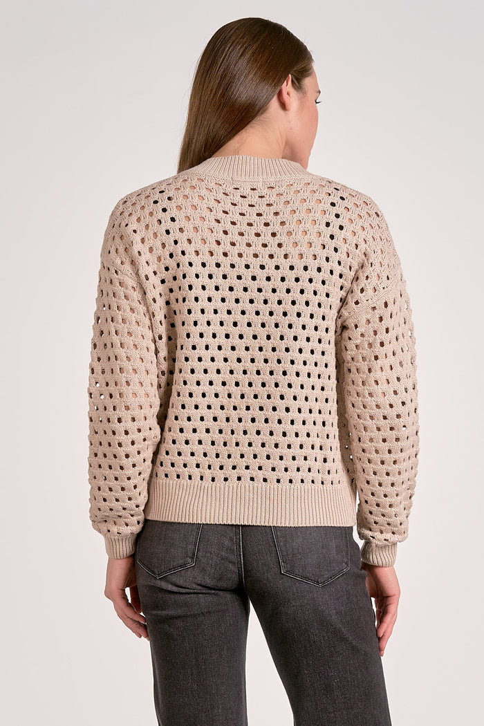 Stone Zip Up Sweater