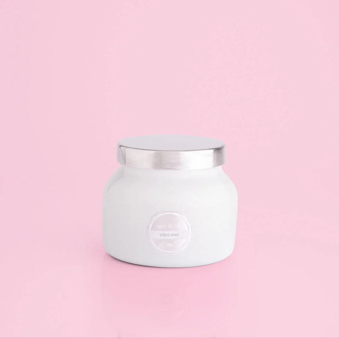 Volcano White Petite Jar, 8 oz