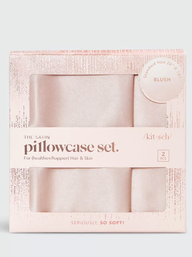 Holiday Satin Pillowcase 2pc Set
